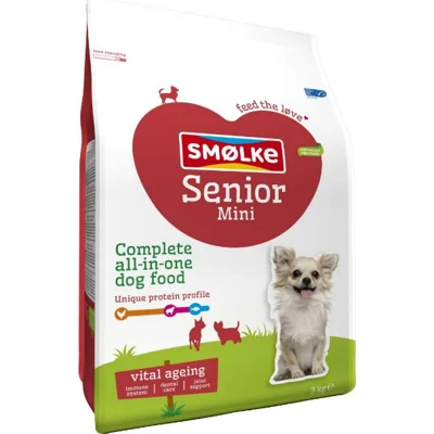 Smølke Senior Mini hond 3kg