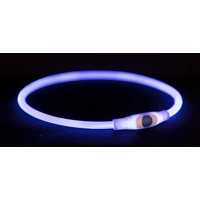 Flash lichthalsband 65 cm blauw voor de hond 1 stuk product name