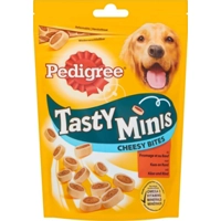 Pedigree Tasty Minis Cheesy Bites met kaas en rund hondensnacks 3 x 140 g
