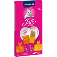 Vitakraft Jelly Lovers met kip & kalkoen kattensnack (6 x 15 g) 1 verpakking