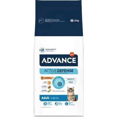 Advance Adult High Protein met kip en rijst kattenvoer 15 kg