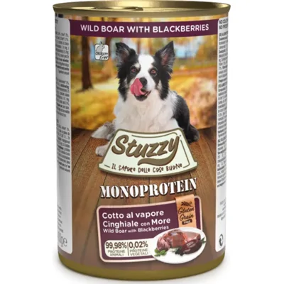 Stuzzy Monoprotein everzwijn nat hondenvoer (400 g) 1 doos (6 x 400 g)