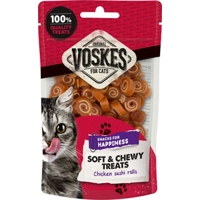 Voskes Soft & Chewy Sushi rolls kip kattensnack (60 g) 10 stuks product name