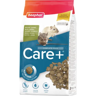 5x Beaphar Care+ Gerbil&Muis 500 gr