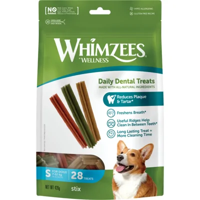 6x Whimzees Stix S 28 stuks
