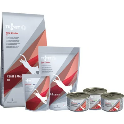TROVET Renal & Oxalate RID Kat - 2,5 kg + 12 x 100 gram blikken (Chicken)