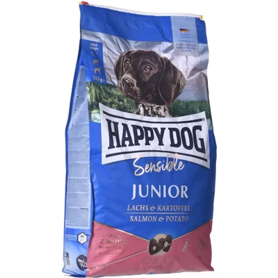Happy Dog Sensible Junior - Kip, Zalm & Aardappel - 10 kg