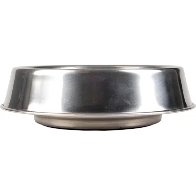 Glossy rvs voerbak anti-mier voor hond en kat 2 x L