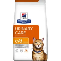 4x Hill's Prescription Diet Kattenvoer Droog c/d Multicare Urinary Care Kip 3 kg