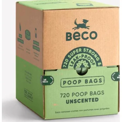 Beco Poop Bags Recycled Incl Poepzakhouder Ongeparfumeerd 720 stuks