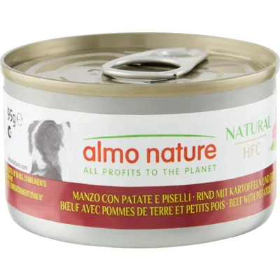 Almo Nature HFC Natural Adult - Blik - Rund met Aardappelen en Erwten