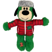 Kong Holiday Wild Knot Bear Groen Md/Lg hondenspeelgoed