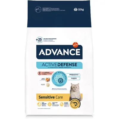Advance Adult Sensitive High Protein met zalm kattenvoer 10 kg
