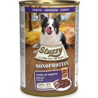 Stuzzy Monoprotein hertenvlees nat hondenvoer 400 gram 1 doos (6 x 400 g) product name