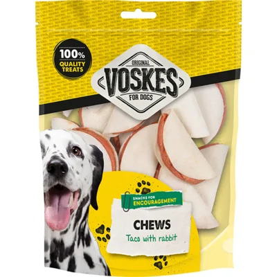15x Voskes Taco met Konijn 400 gr