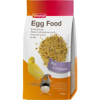 5x Beaphar Ei-krachtvoer Kanaries&Tropische Vogels 1 kg