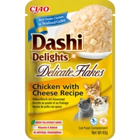 Ciao Dashi Delights Delicate Flakes Kattenvoer Nat Chicken&Cheese 40 gr