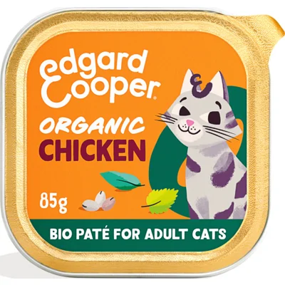 Edgard&Cooper Kattenvoer Adult Pate Biologische Kip 85 gr