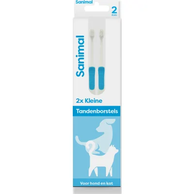 Sanimal Kleine Tandenborstel 2 stuks