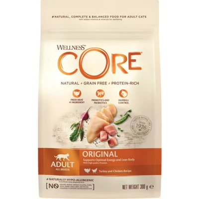 Wellness Core Kattenvoer Original Kalkoen - Kip 300 gr