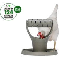 Beeztees kippen- speel- en snacktoren grijs 30x30x30cm kip product name