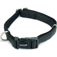 Macleather Halsband Zwart 35-50x2cm