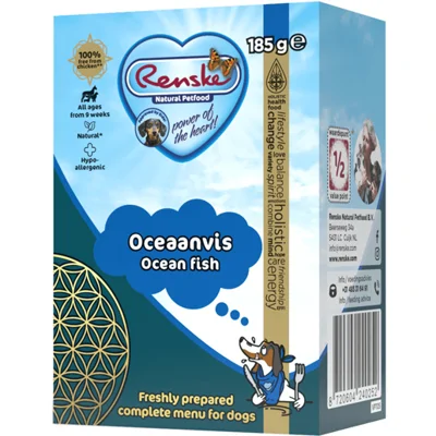 Renske vers hondenvoer oceaanvis 375 gram