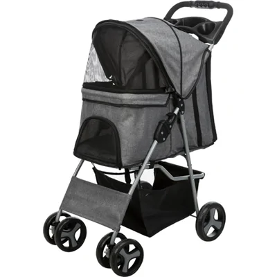 Trixie hondenbuggy grijs 47x80x100 cm tot 15 kg