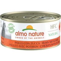 Almo Nature HFC Natural kip met pompoen natvoer kat (150 g) 12 x 150 g