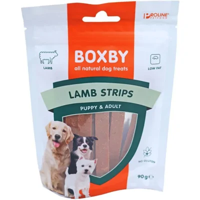 Boxby Lamb Strips hondensnacks 15 x 90 g