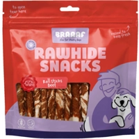 10x Braaaf Rol Sticks Hondensnack Vlees - Vis 12 cm 250 gr