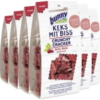 6x Bunny Nature Crunchy Cracker Rode Biet 50 gr