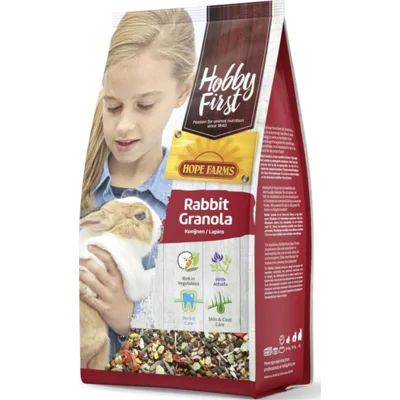 6x HobbyFirst Hope Farms Konijn Granola 800 gr