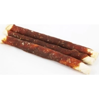 Brekz Rawhide Dog Chews - runderhuid rolsticks met kip (28 cm) 1 verpakking (3 sticks)