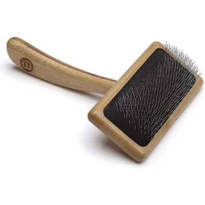 Mikki Bamboo Soft Pin Slicker - Medium