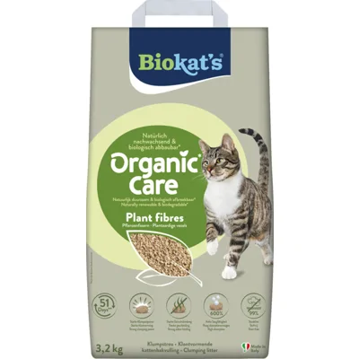 Biokat's Kattenbakvulling Organic Care Plant Fibres 8 liter