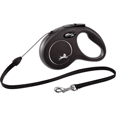 Flexi Classic Cord 5 meter Small Zwart