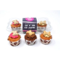Barking Bakery Trio Mini Iced Woofins Mixed hondensnack 3 stuks