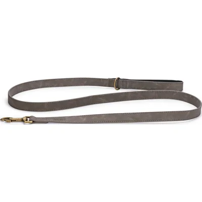 Beeztees Balacron Ax kunstleer hondenriem grijs 180 x 2.5 cm
