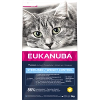 Eukanuba Cat Adult Sterilised / Weight Control Kip 10kg