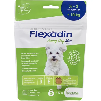 Flexadin young dog mini 60 chews