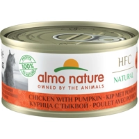 Almo Nature HFC Natural kip met pompoen natvoer kat (70 g) 12 x 70 g