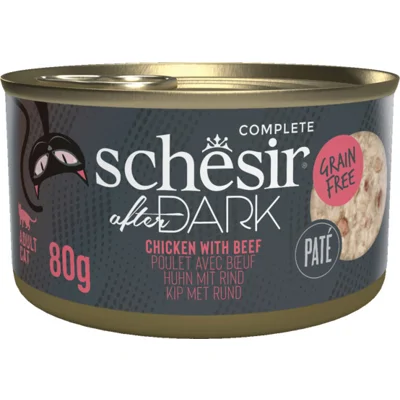 12x Schesir After Dark Paté Kip&Rund 80 gr