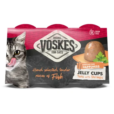 12x Voskes Tender Pieces Tonijn - Garnalen 6 x 25 gr