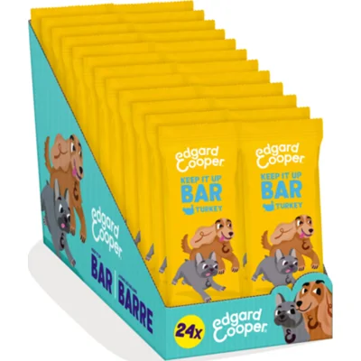 24x Edgard&Cooper Adult Bar Kalkoen 30 gr
