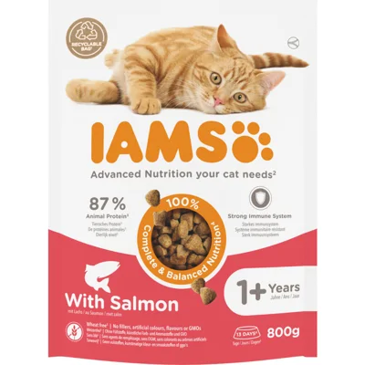 IAMS Kat Adult Zalm 800 gr