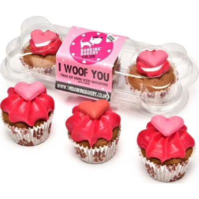 Barking Bakery I Woof You Mini Iced Trios 3 stuks