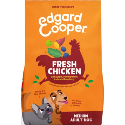 4x Edgard&Cooper Hondenvoer Scharrelkip 2,5 kg