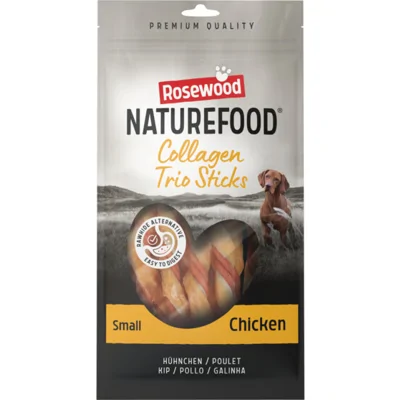Rosewood Naturefood Hondensnack Collageen Trios Chicken S 100 gr