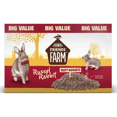 Tiny Friends Farm Russel Rabbit Tasty Nuggets 8 kg